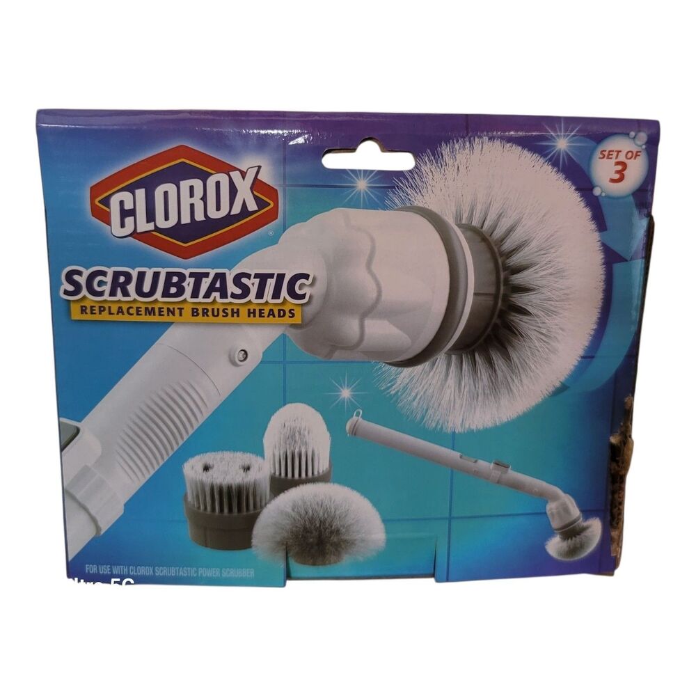 Clorox Scrubtastic Power Scrubber Replacement Brush Heads